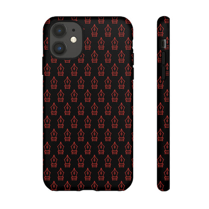 Inked Legacy Pattern Tough Case – Red Script Edition
