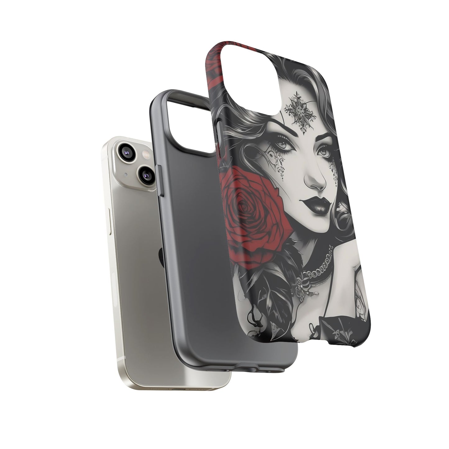 Crimson Muse Tough Case – Rose Ink Edition