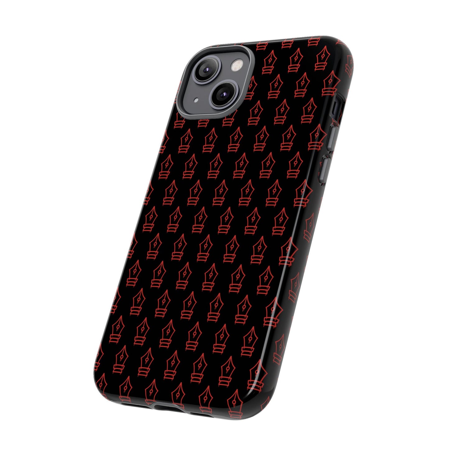 Inked Legacy Pattern Tough Case – Red Script Edition