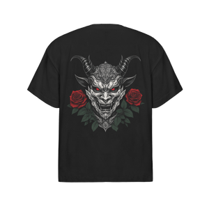 Inked Legacy - “Infernal Bloom” – Premium Black Tee