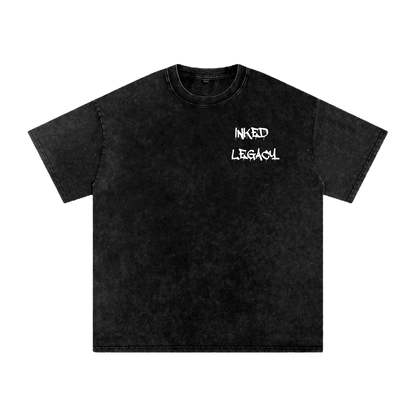 Inked Legacy - Acid Wash Rose Queen Tee