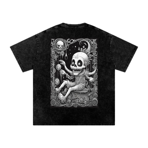 Inked Legacy - Acid Wash Cosmic Jester Tee